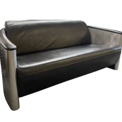 mutoni wood Sofa Bolton 3-Sitzer Vintage Black> Sofas