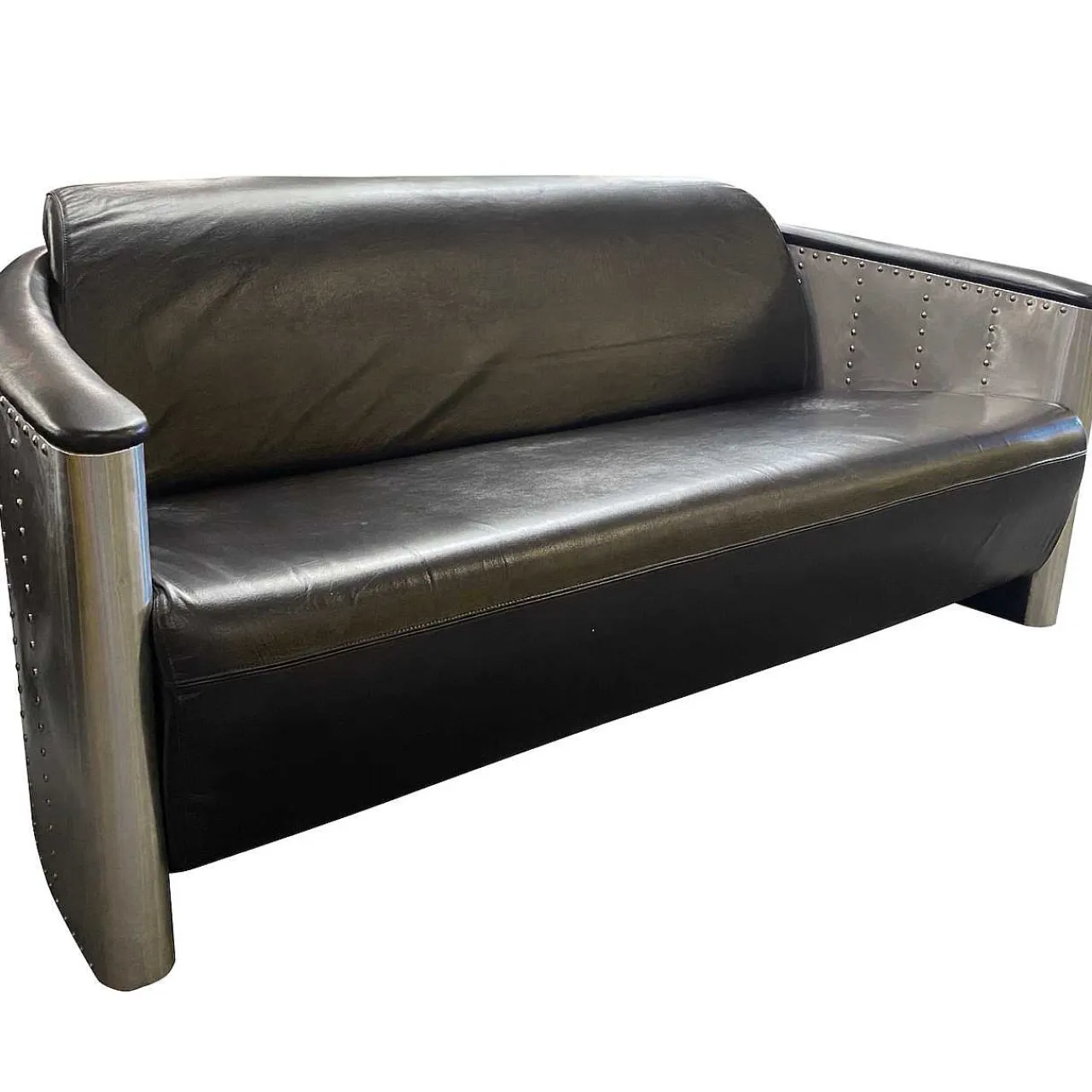 mutoni wood Sofa Bolton 3-Sitzer Vintage Black> Sofas