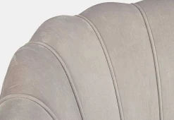 mutoni lifestyle Sofa Giliola Hellgrau 2 Platzer 130X83> Stoffsofas