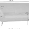 mutoni prime Sofa Liverpool Cognac 205X100X83> Ledersofas