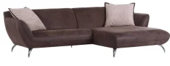 mutoni prime Sofa Liverpool Ottomane Rechts 280X170 Braun> Ledersofas