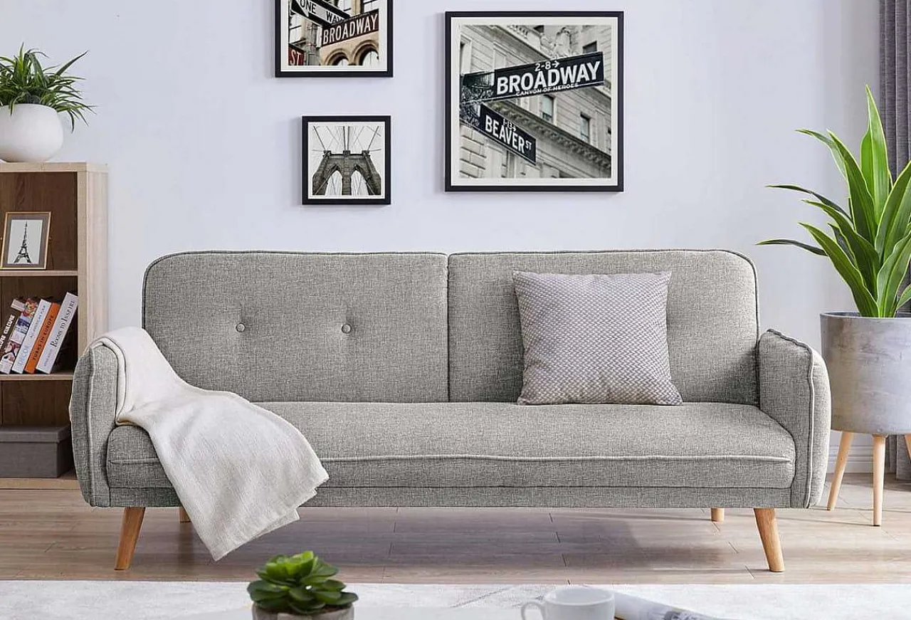 mutoni casual Sofa Rilvanta Hellgrau 188> Bettsofas