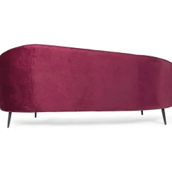mutoni lifestyle Sofa Seraphin Wine 2 Platzer 183X80> Stoffsofas