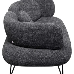 KARE Design Sofa 2-Sitzer Peppo Melange Schwarz 182><noscript><img width=