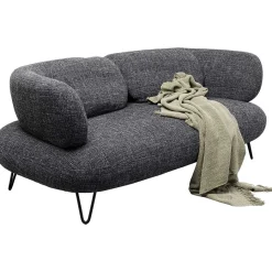 KARE Design Sofa 2-Sitzer Peppo Melange Schwarz 182><noscript><img width=