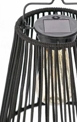 mutoni lifestyle Solarlaterne Nikhita Schwarz Rund> Laternen