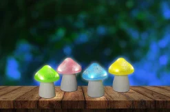 mutoni light Solarleuchte Pilz Grun> Solarleuchten