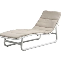 mutoni living Sonnenliege Birch Mit Kissen Natur/Weiss> Gartenliegen