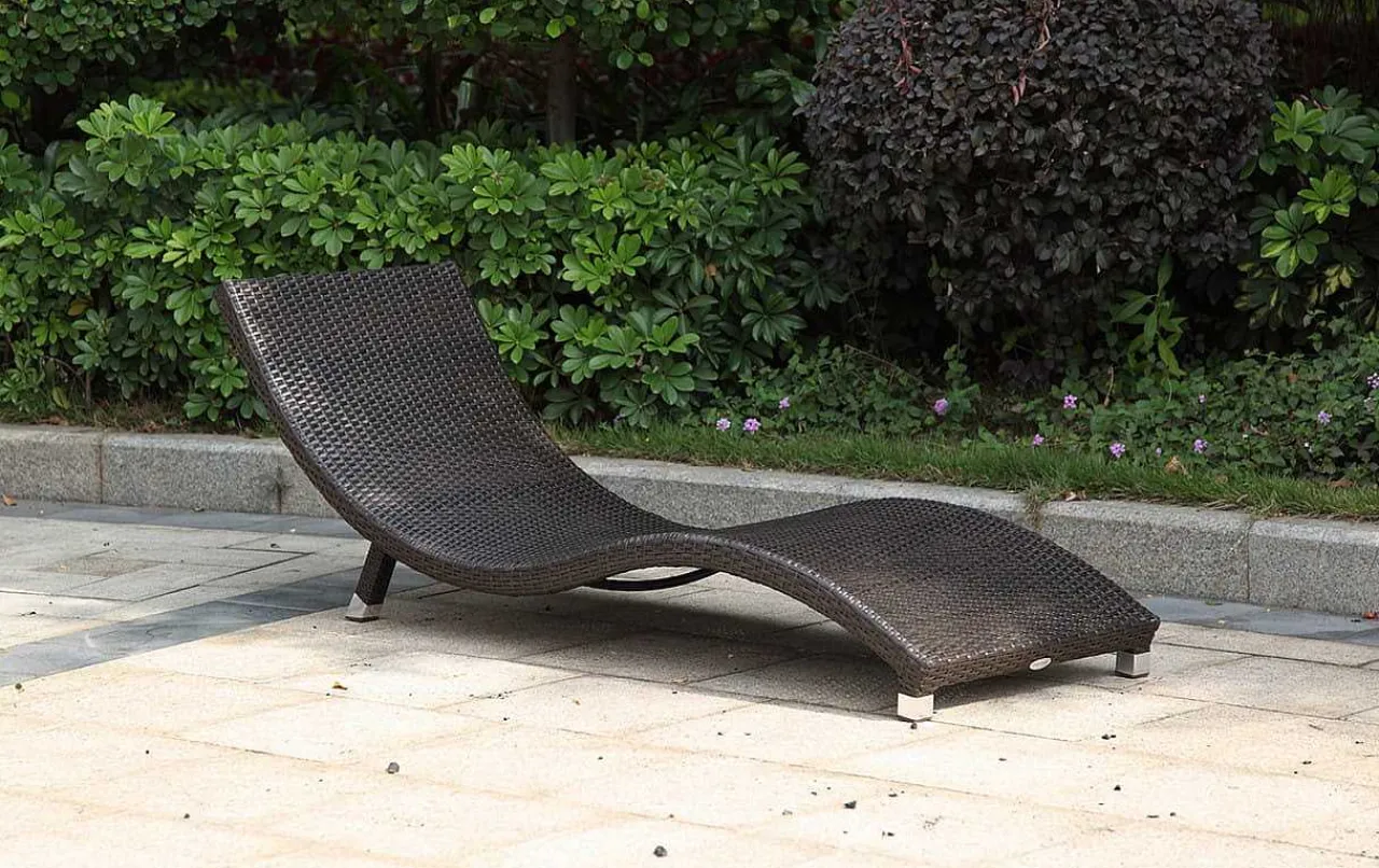 mutoni pleasure Sonnenliege Caracas Coffee Creme (4-Er Set)> Gartenliegen