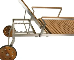 mutoni pleasure Sonnenliege Denver Teak Natur> Gartenliegen