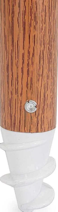 mutoni lifestyle Sonnenschirm Domingo Beige Rund 200> Stockschirme