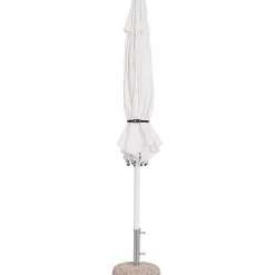 mutoni lifestyle Sonnenschirm Rio Weiss Rund 300> Stockschirme