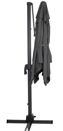 mutoni exclusive Sonnenschirm Varallo Anthrazit 375> Freiarmschirme