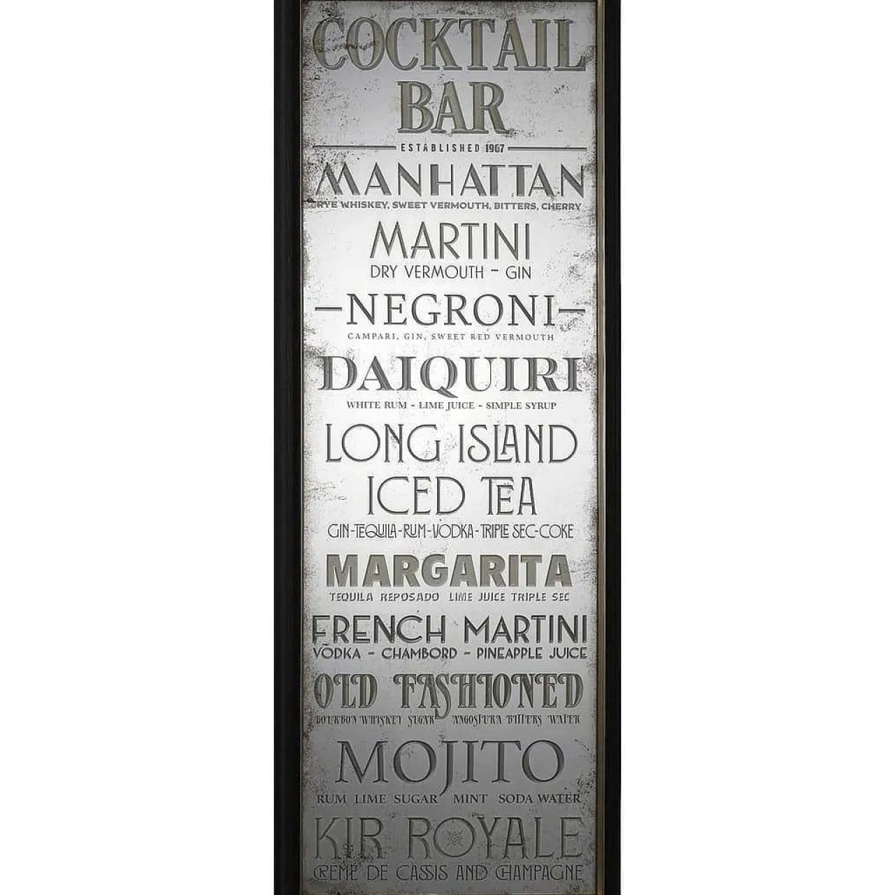 mutoni lifestyle Spiegel Library Gold 40X110> Wandspiegel