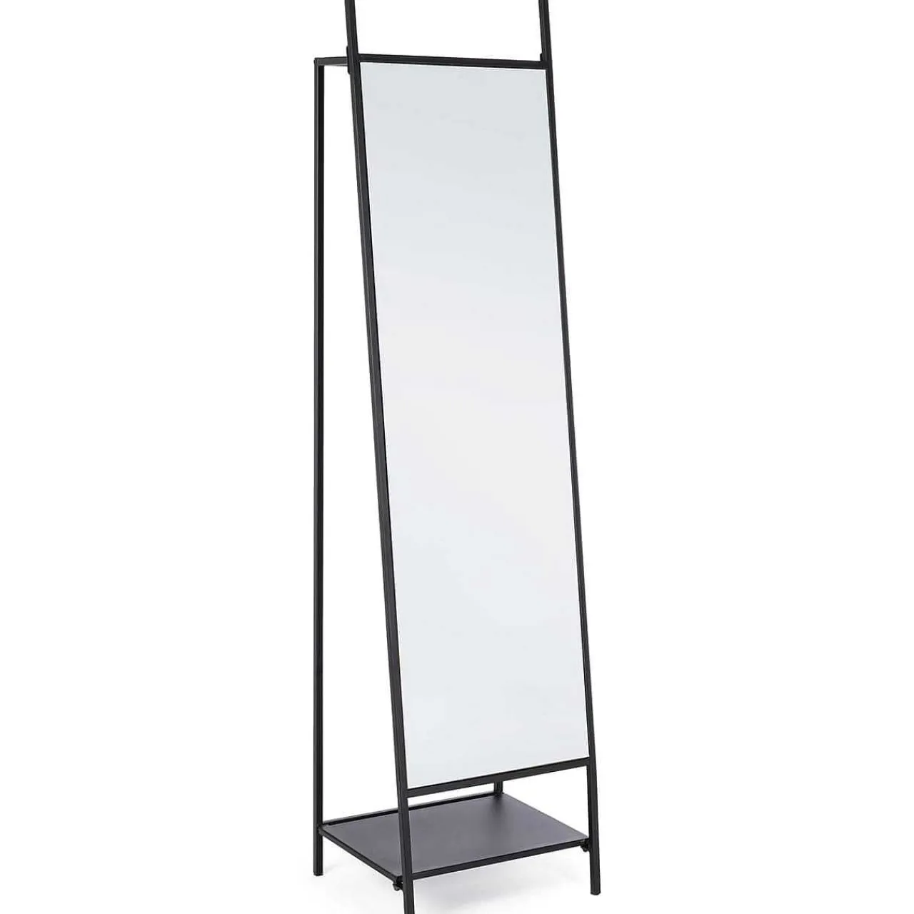 mutoni lifestyle Standspiegel Arin Mit Kleidungshacken Schwarz 46X182> Standspiegel