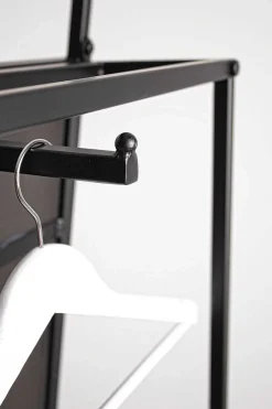 mutoni lifestyle Standspiegel Arin Mit Kleidungshacken Schwarz 46X182><noscript><img width=