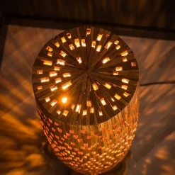mutoni industrial Stehlampe Bars Teak M><noscript><img width=