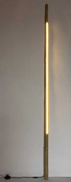 mutoni lifestyle Stehlampe Led Bambusrohr Hohe 200><noscript><img width=