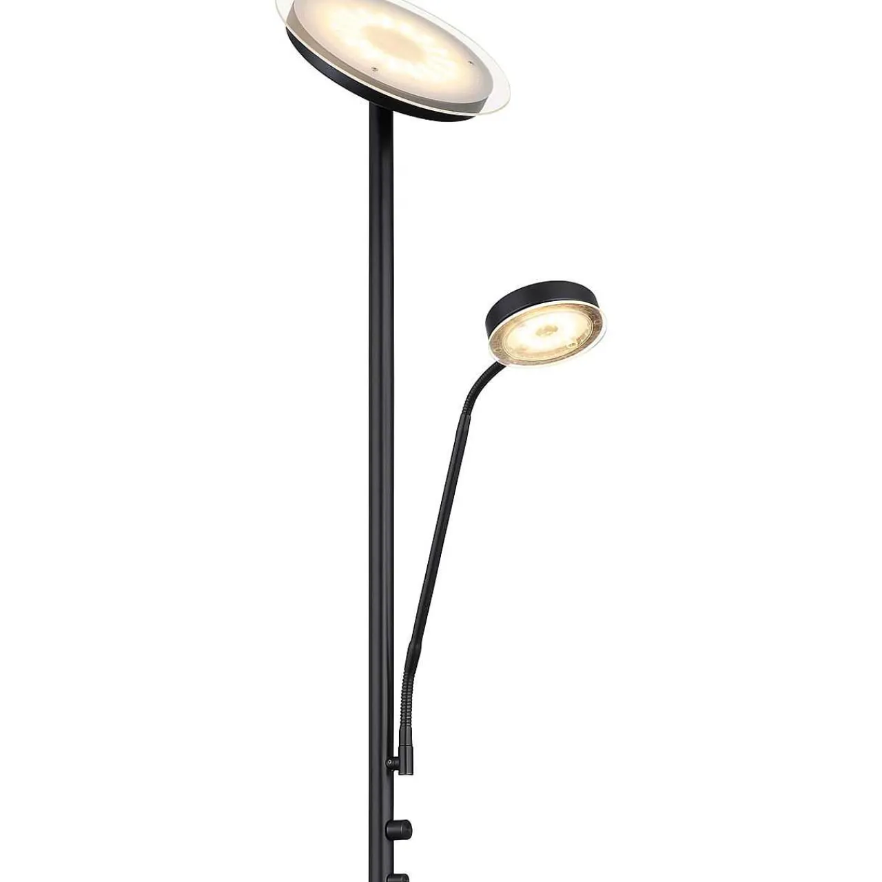 mutoni light Stehleuchte Ernst Metall Schwarz Matt Led> Led-Stehleuchten