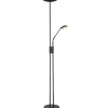 mutoni light Stehleuchte Ganina Metall Schwarz Matt Led> Led-Stehleuchten