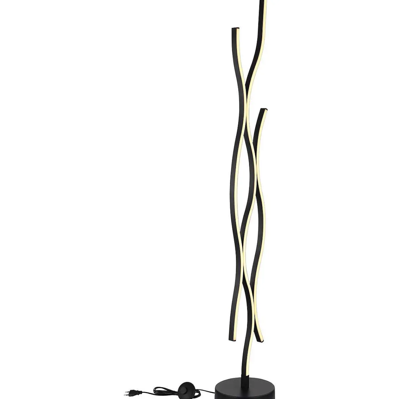 mutoni light Stehleuchte Geronimo Metall Schwarz Matt Led 135> Led-Stehleuchten
