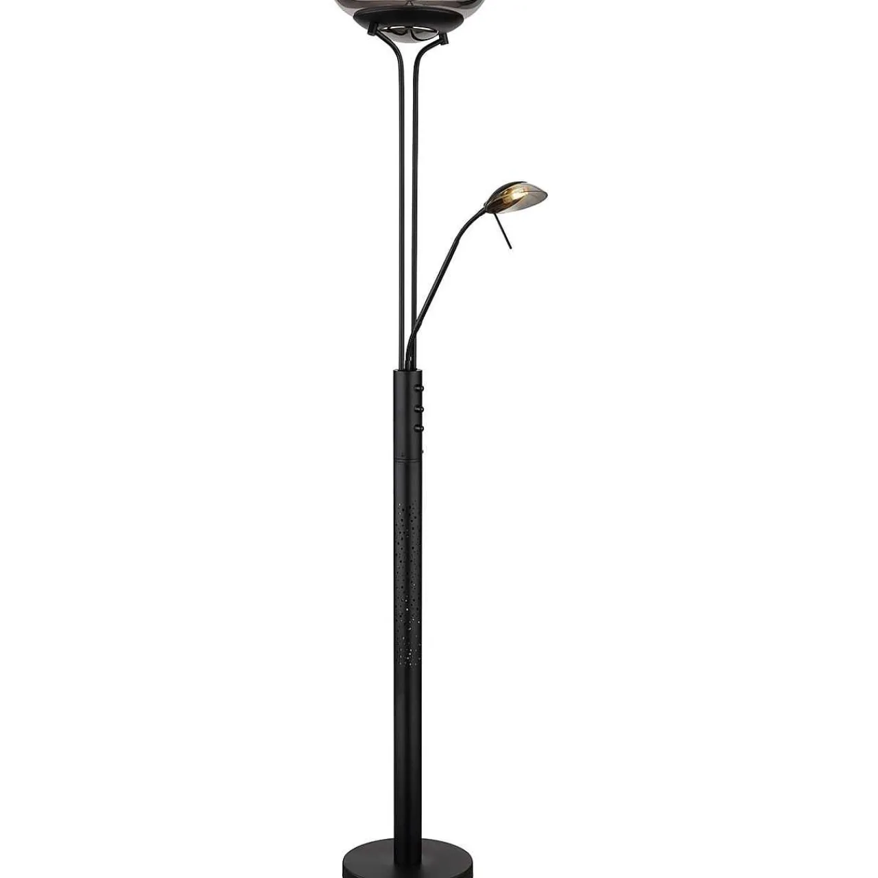 mutoni light Stehleuchte Glanzara Metall Schwarz Matt Led 32> Led-Stehleuchten