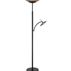 mutoni light Stehleuchte Glanzara Metall Schwarz Matt Led 40><noscript><img width=