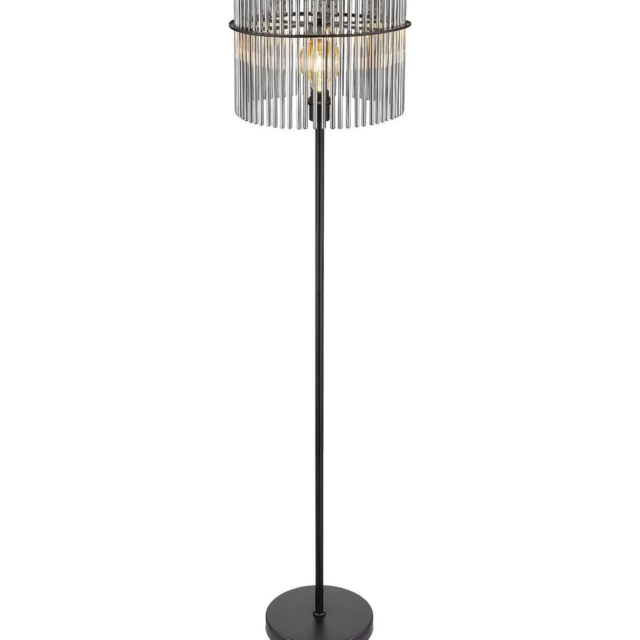 mutoni light Stehleuchte Gorley Metall Schwarz Matt 1Xe27> Stehleuchten