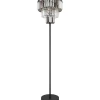 mutoni light Stehleuchte Naxis Metall Schwarz Matt 3Xe27> Stehleuchten