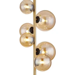 mutoni light Stehleuchte Riha Metall Schwarz Matt 6Xg9 Led><noscript><img width=
