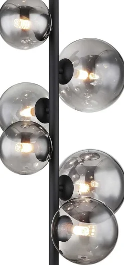 mutoni light Stehleuchte Riha Metall Schwarz Matt 6Xg9 Led><noscript><img width=