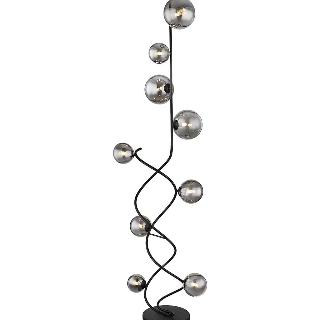 mutoni light Stehleuchte Riha Metall Schwarz Matt 9Xg9 Led> Led-Stehleuchten