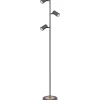 mutoni light Stehleuchte Robby Metall Graphit 3Xgu10 Led> Led-Stehleuchten