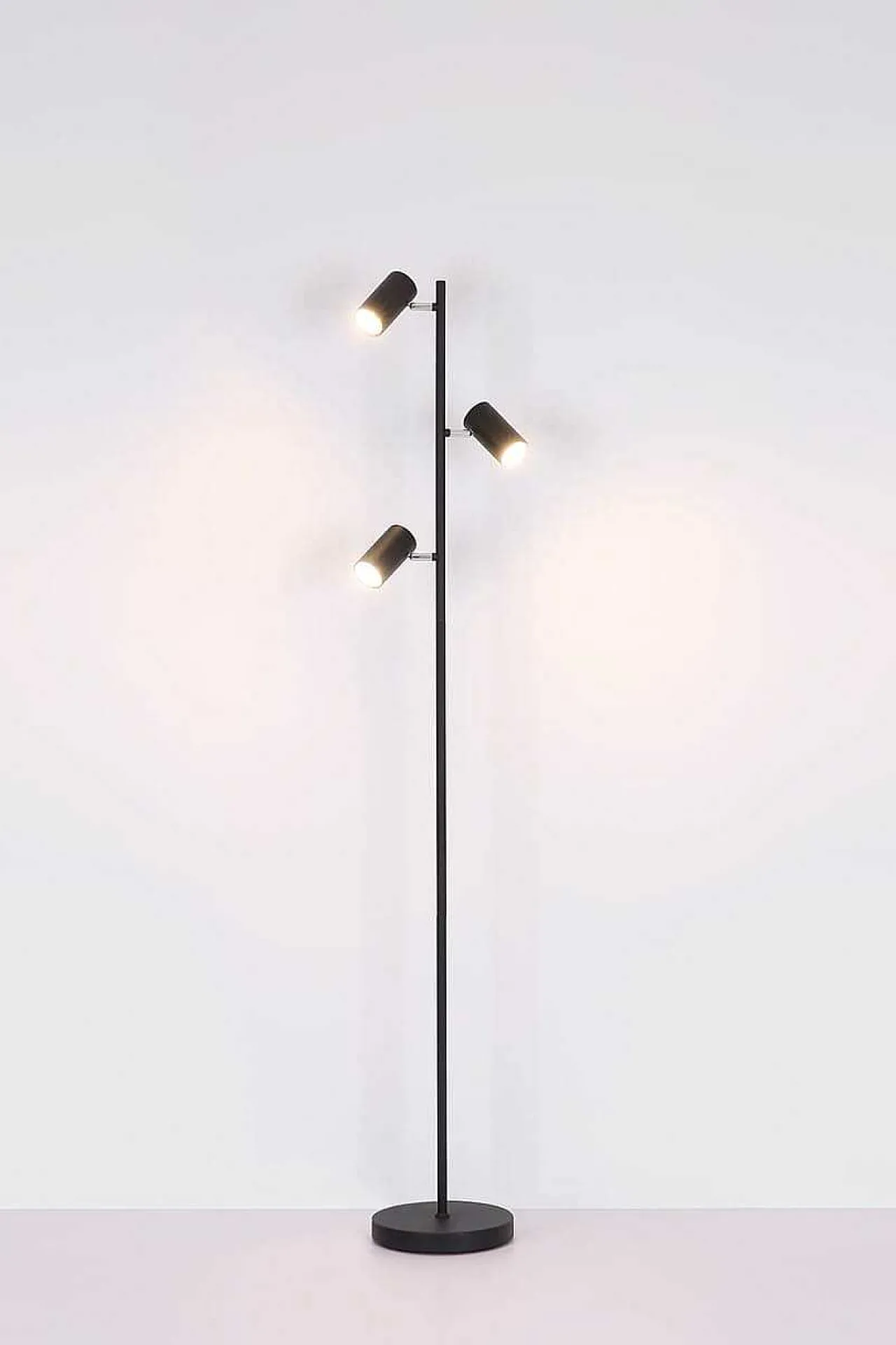 mutoni light Stehleuchte Robby Metall Graphit 3Xgu10 Led> Led-Stehleuchten