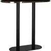 Richmond Interiors Stehtisch Zenza Schwarz Oval 105> Bartische