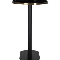 Richmond Interiors Stehtisch Zenza Schwarz Oval 105> Bartische