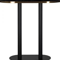 Richmond Interiors Stehtisch Zenza Schwarz Oval 105><noscript><img width=