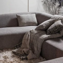 mutoni living Steppdecke Blend Schwarz/Offwhite 220X265><noscript><img width=