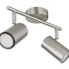 mutoni light Strahler Allvi Metall Nickel Matt 2Xgu10> Deckenleuchten