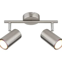 mutoni light Strahler Allvi Metall Nickel Matt 2Xgu10> Deckenleuchten