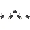 mutoni light Strahler Allvi Metall Schwarz Matt 4Xgu10> Deckenleuchten