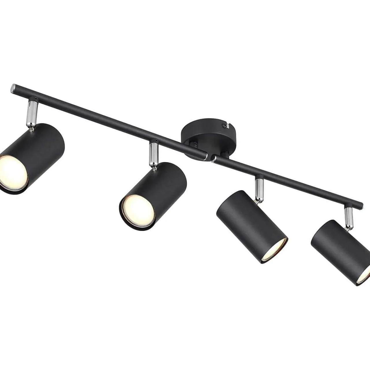 mutoni light Strahler Allvi Metall Schwarz Matt 4Xgu10> Deckenleuchten