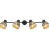 mutoni light Strahler Colly Metall Schwarz Matt 4Xe27 Led> Led-Wandleuchten