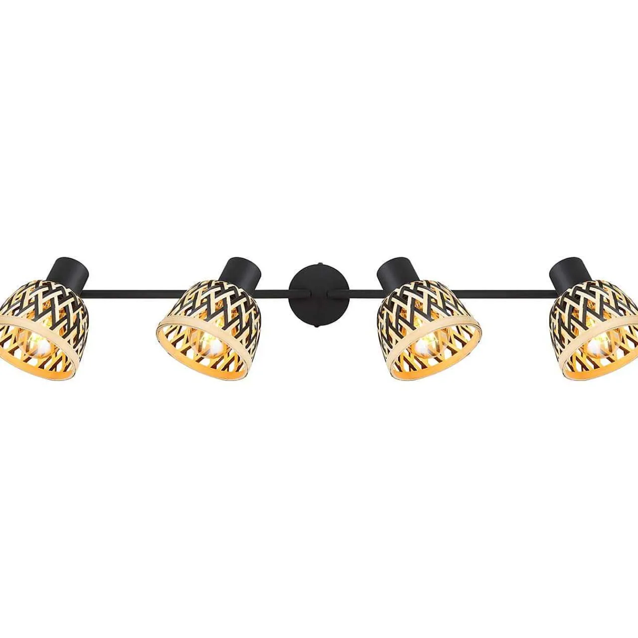 mutoni light Strahler Colly Metall Schwarz Matt 4Xe27 Led> Led-Wandleuchten