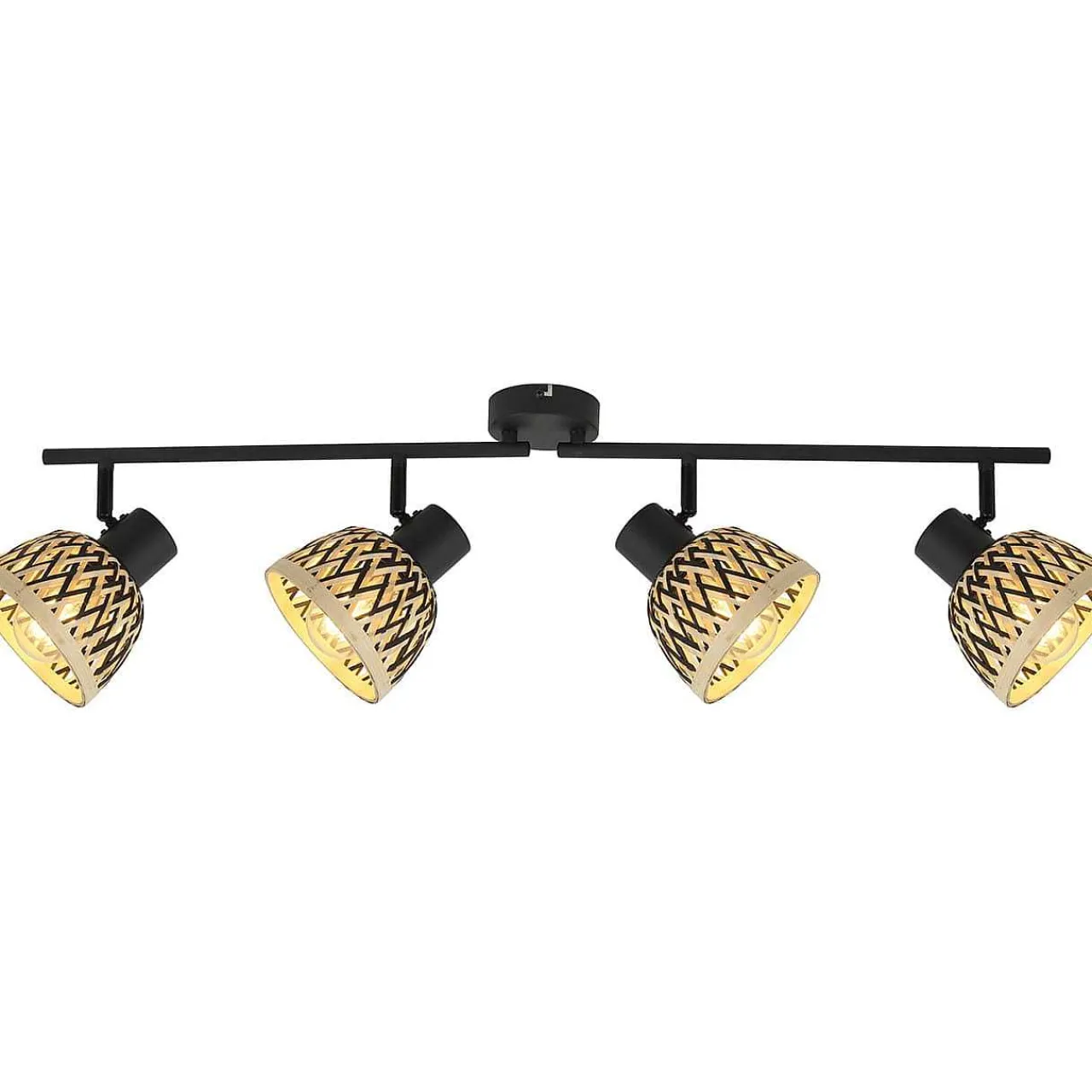 mutoni light Strahler Colly Metall Schwarz Matt 4Xe27 Led> Led-Wandleuchten