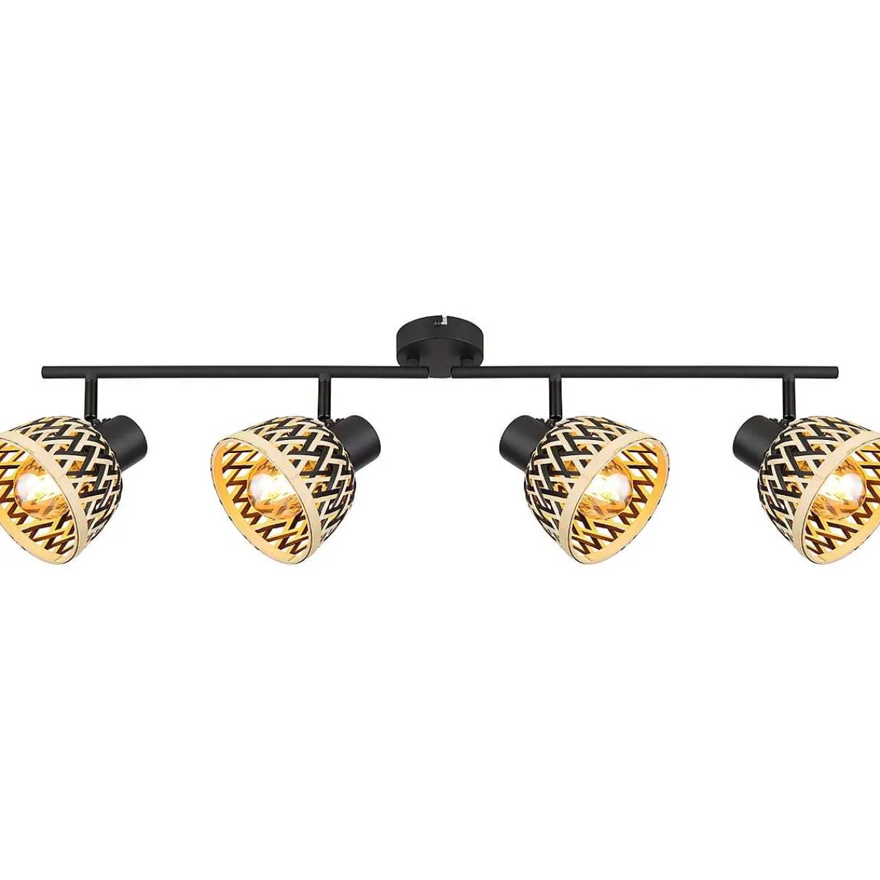 mutoni light Strahler Colly Metall Schwarz Matt 4Xe27 Led> Led-Wandleuchten