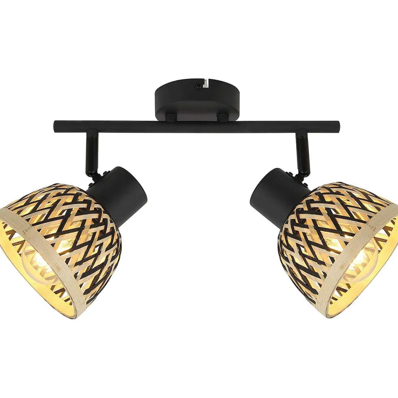 mutoni light Strahler Colly Metall Schwarz Matt 2Xe27 Led> Led-Wandleuchten