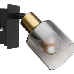 mutoni light Strahler Hollsy Metall Schwarz Matt 1Xe14><noscript><img width=