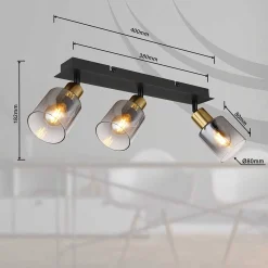 mutoni light Strahler Hollsy Metall Schwarz Matt 3Xe14><noscript><img width=
