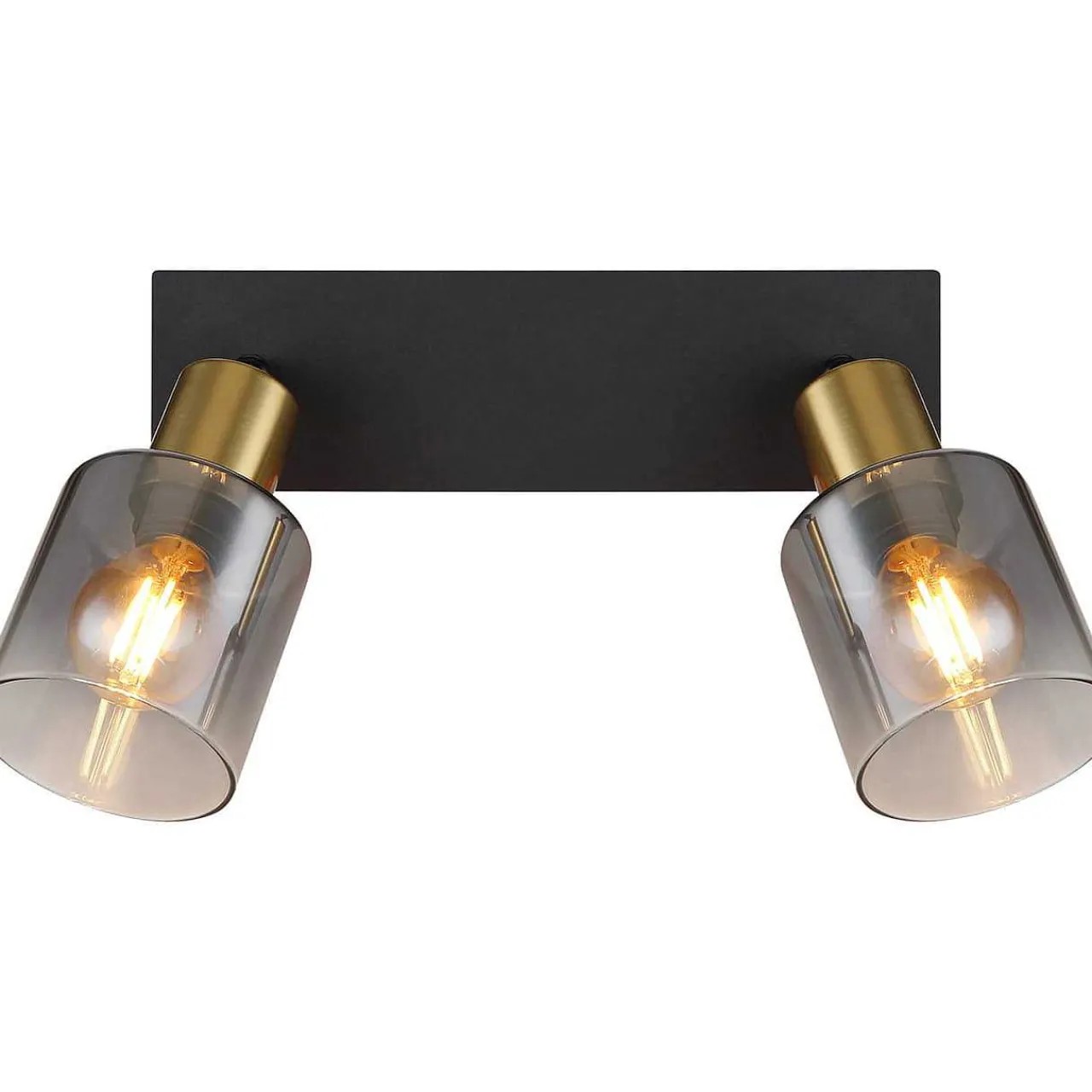 mutoni light Strahler Hollsy Metall Schwarz Matt 2Xe14> Deckenleuchten